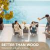 imageDevoko 3 Pieces Patio Furniture Sets Clearance PE Rattan Wicker Chairs with Table Outdoor Garden Porch Furniture Sets Light GreyLight Grey
