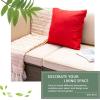 imageDevoko 5 Pieces Patio Furniture Sets All Weather Outdoor Sectional Patio Sofa Manual Weaving Wicker Rattan Patio Seating Sofas with Cushion and Glass TableBeigeBeige