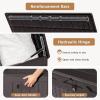 imageDevoko 80 Gallon Deck Box Waterproof Resin Outdoor Storage Box for Outside and Patio Outdoor Storage Bench Lockable for Patio Furniture Garden Tools and Pool Supplies Brown 80 GallonDeep Brown