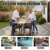 image:imageDevoko Plastic Interlocking Deck Tiles 36 Pack 12x12 Waterproof Patio Flooring Tiles Outdoor Deck Tiles for Porch Balcony Poolside Backyard 36 Dark Gray