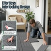 image:imageDevoko Plastic Interlocking Deck Tiles 36 Pack 12x12 Waterproof Patio Flooring Tiles Outdoor Deck Tiles for Porch Balcony Poolside Backyard 36 Dark Gray