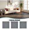image:imageDevoko Plastic Interlocking Deck Tiles 36 Pack 12x12 Waterproof Patio Flooring Tiles Outdoor Deck Tiles for Porch Balcony Poolside Backyard 36 Dark Gray