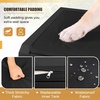 image:imageDevoko 29 Gallon Deck Box Waterproof Resin Outdoor Storage Box  Lockable and UV Resistant for Patio Furniture Garden ToolsBlack
