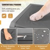 image:imageDevoko 29 Gallon Deck Box Waterproof Resin Outdoor Storage Box  Lockable and UV Resistant for Patio Furniture Garden ToolsGrey
