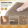 image:imageDevoko 29 Gallon Deck Box Waterproof Resin Outdoor Storage Box  Lockable and UV Resistant for Patio Furniture Garden ToolsLight Brown