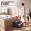 image:imageDevoko HDPE Hot Tub Steps NonSlip Spa Steps Outdoor Stairs Gray  550 LBS Capacity Waterproof for Deck Porch RV Pool