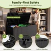 image:imageDevoko 185 Gallon Deck Box Resin Outdoor Storage Box WaterproofBlack