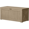 image:imageDevoko 185 Gallon Deck Box Resin Outdoor Storage Box WaterproofBrown