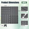 image:imageDevoko Plastic Interlocking Deck Tiles 44 Pack Patio Flooring TilesDark Gray