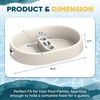 image:imageDevoko Pool Floating Tray PP Waterproof Swimming Pool Drink HoldersBeige