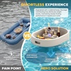 image:imageDevoko Pool Floating Tray PP Waterproof Swimming Pool Drink HoldersBeige